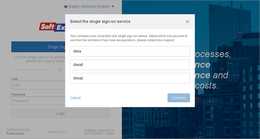 Single Sign-On services