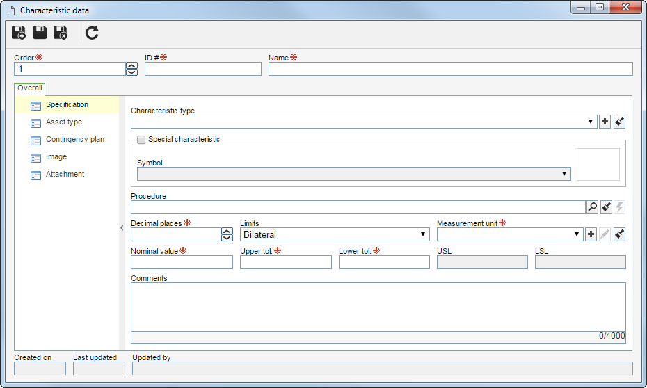 Variable characteristic