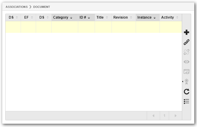 Association of documents on the activity execution screen of SE Workflow