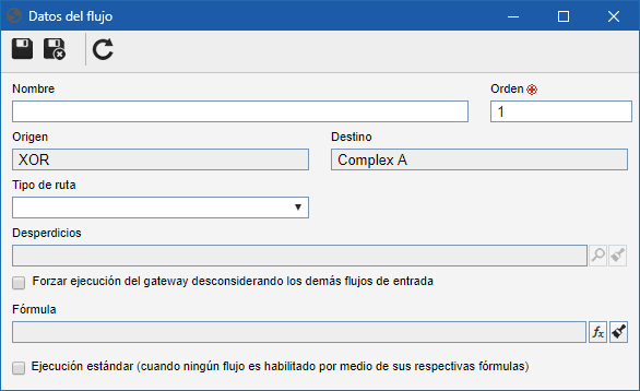 Flujo de salida de un gateway